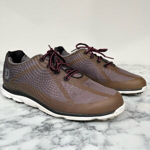 FootJoy FJ 98003 emPOWER Gray Lace-Up Golf Spikes Comfort Shoes Women's Size 7